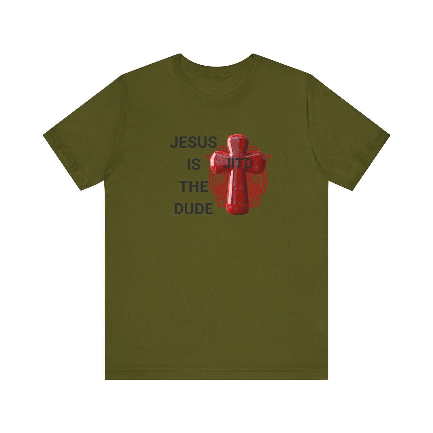 JITD RED SHIELD CROSS TEE