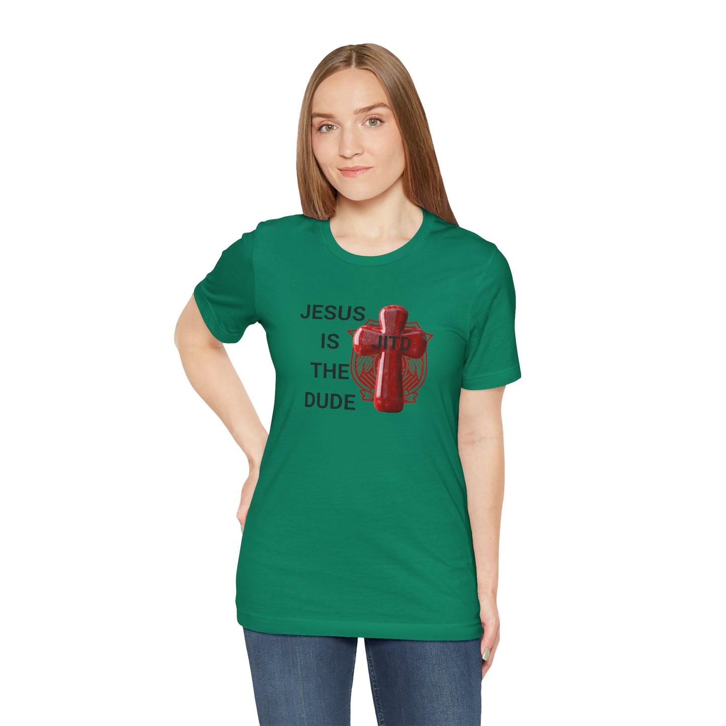 JITD RED SHIELD CROSS TEE
