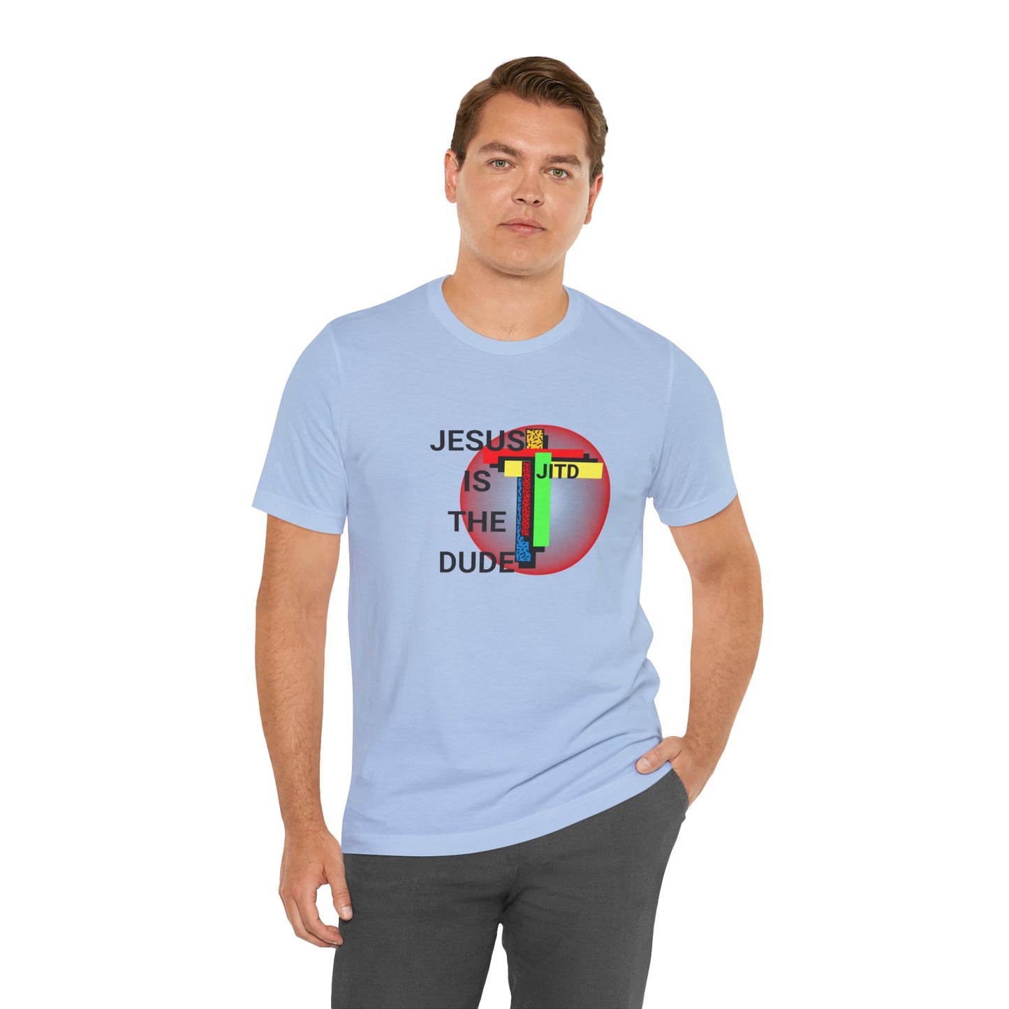 JITD RED GLOW CROSS TEE