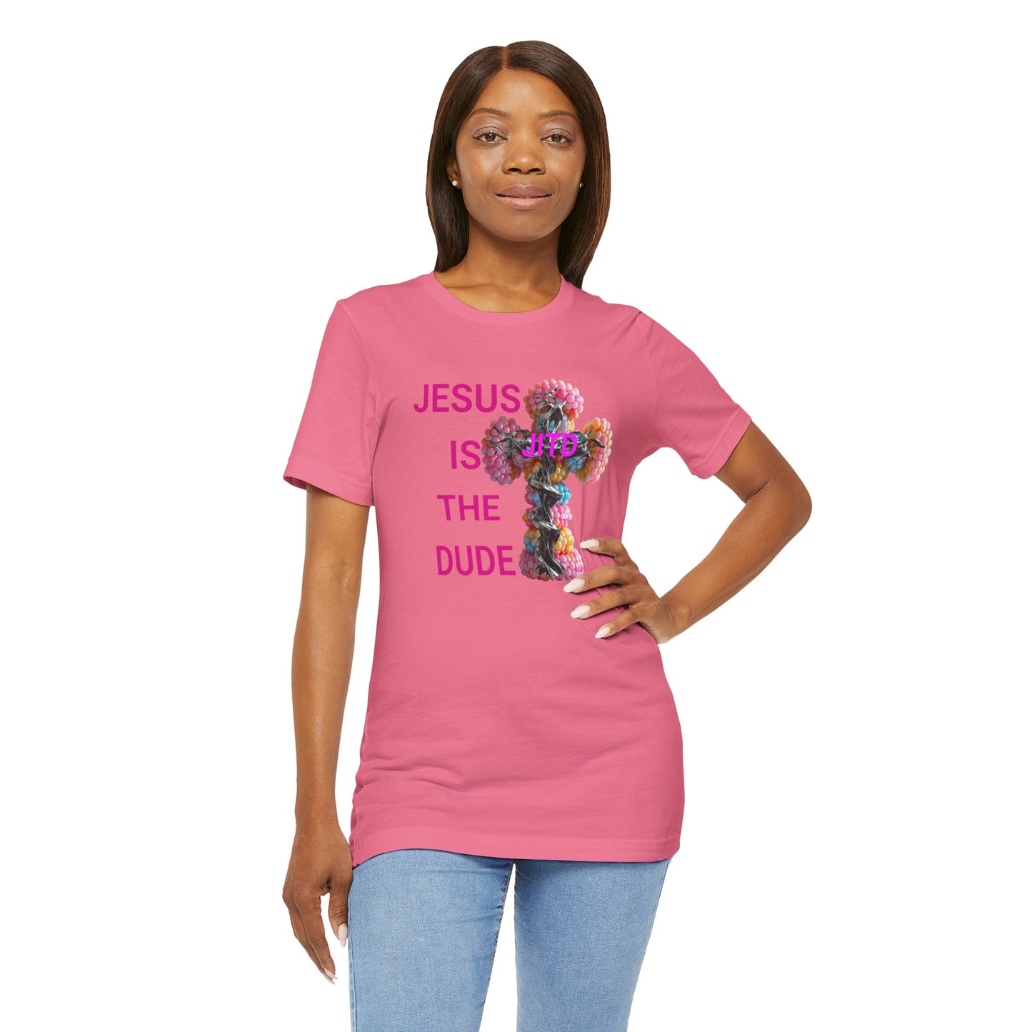 JITD TINY BUBBLE CROSS TEE
