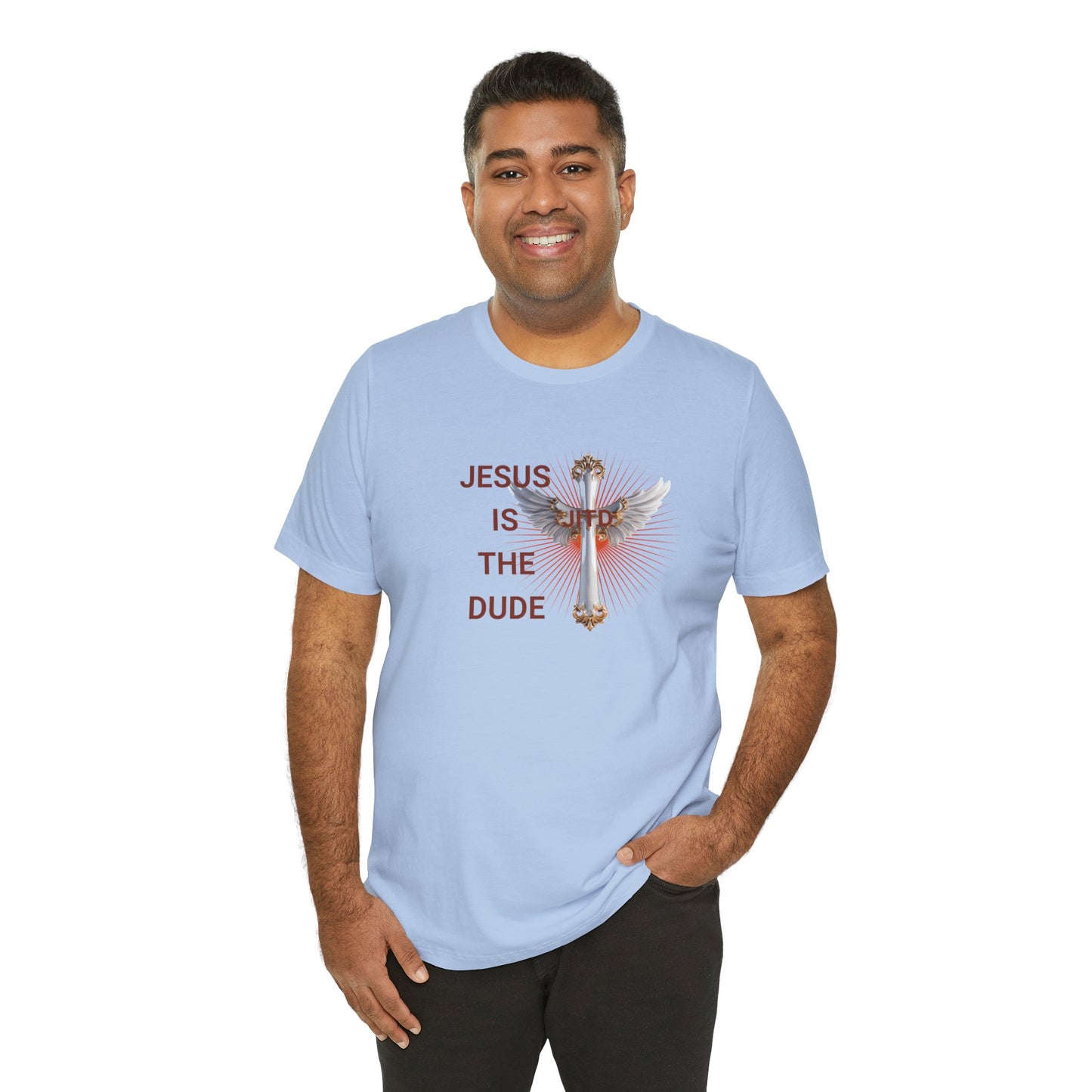 JITD WHITE WINGS CROSS TEE