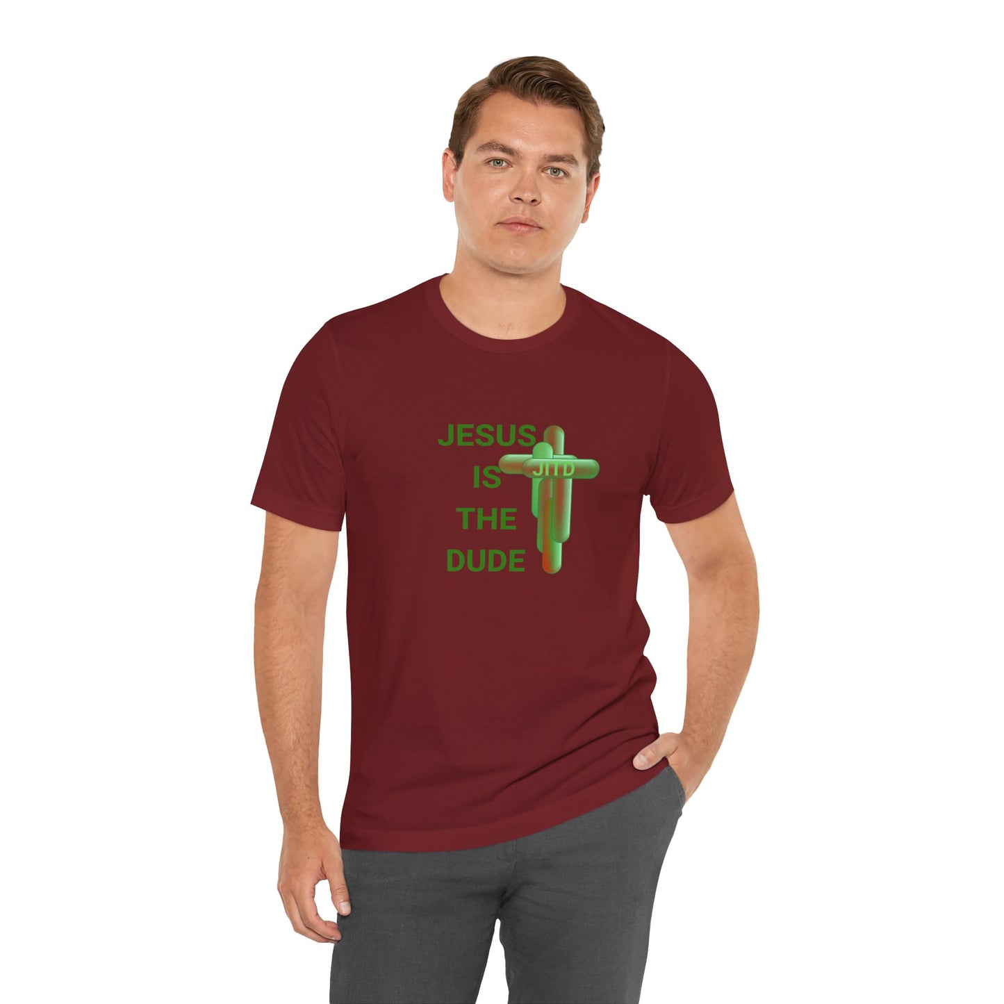 JITD GREEN PILL CROSS TEE