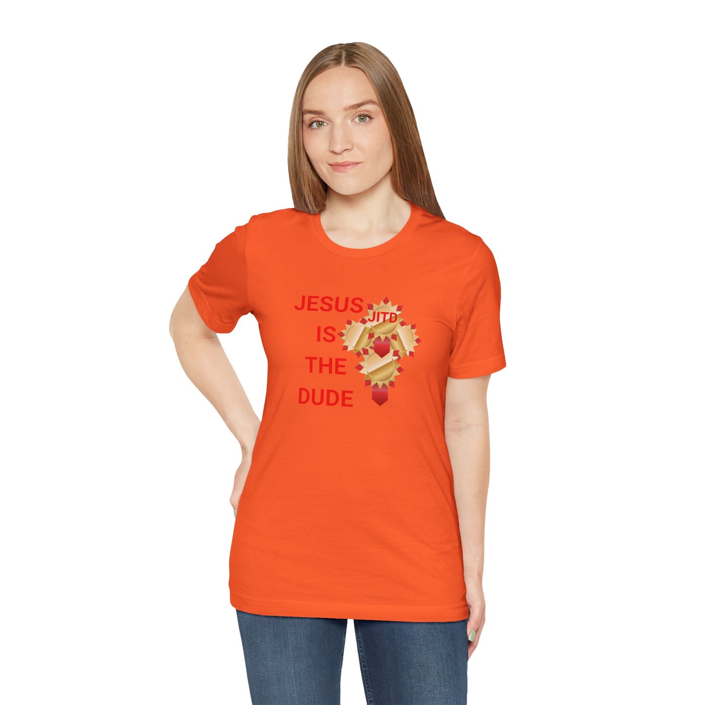 JITD RIBBON CROSS TEE