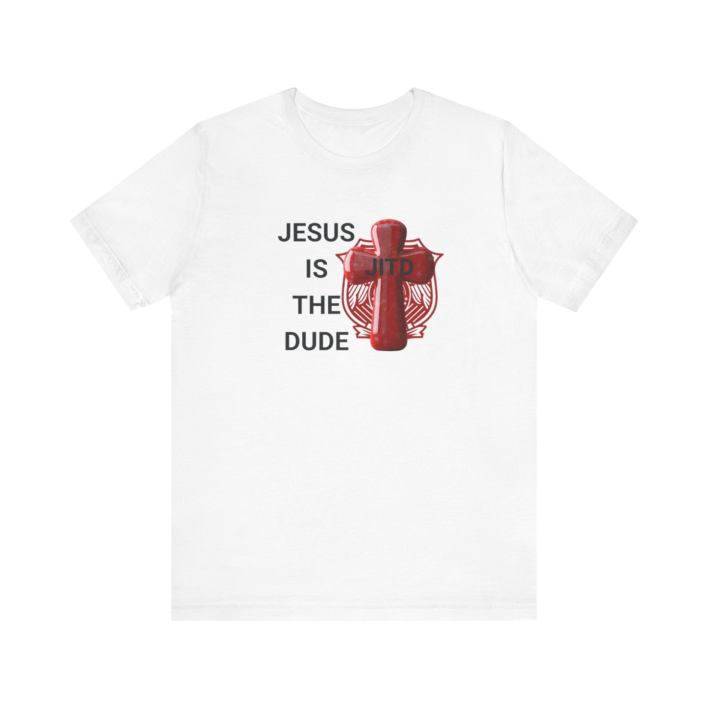 JITD RED SHIELD CROSS TEE