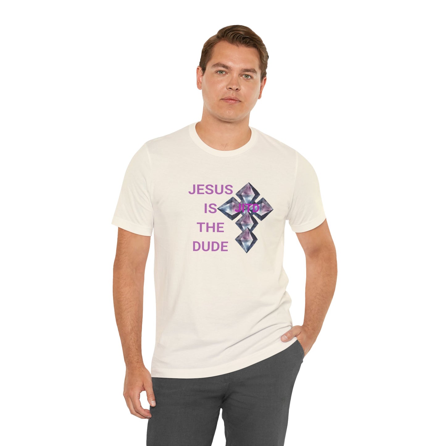 JITD DIAMOND CROSS TEE
