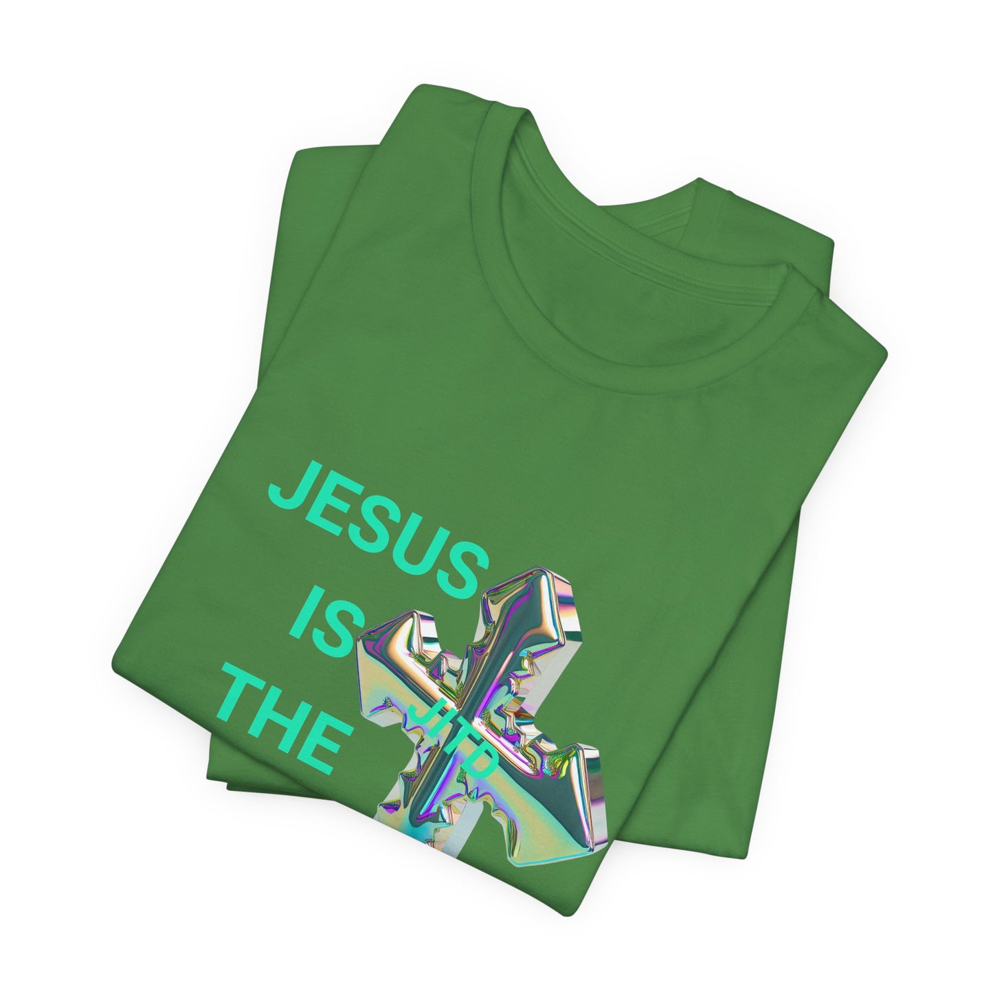 JITD IRIDESCENT CROSS TEE