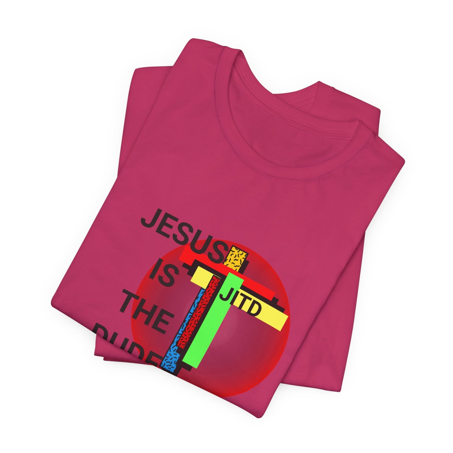 JITD RED GLOW CROSS TEE