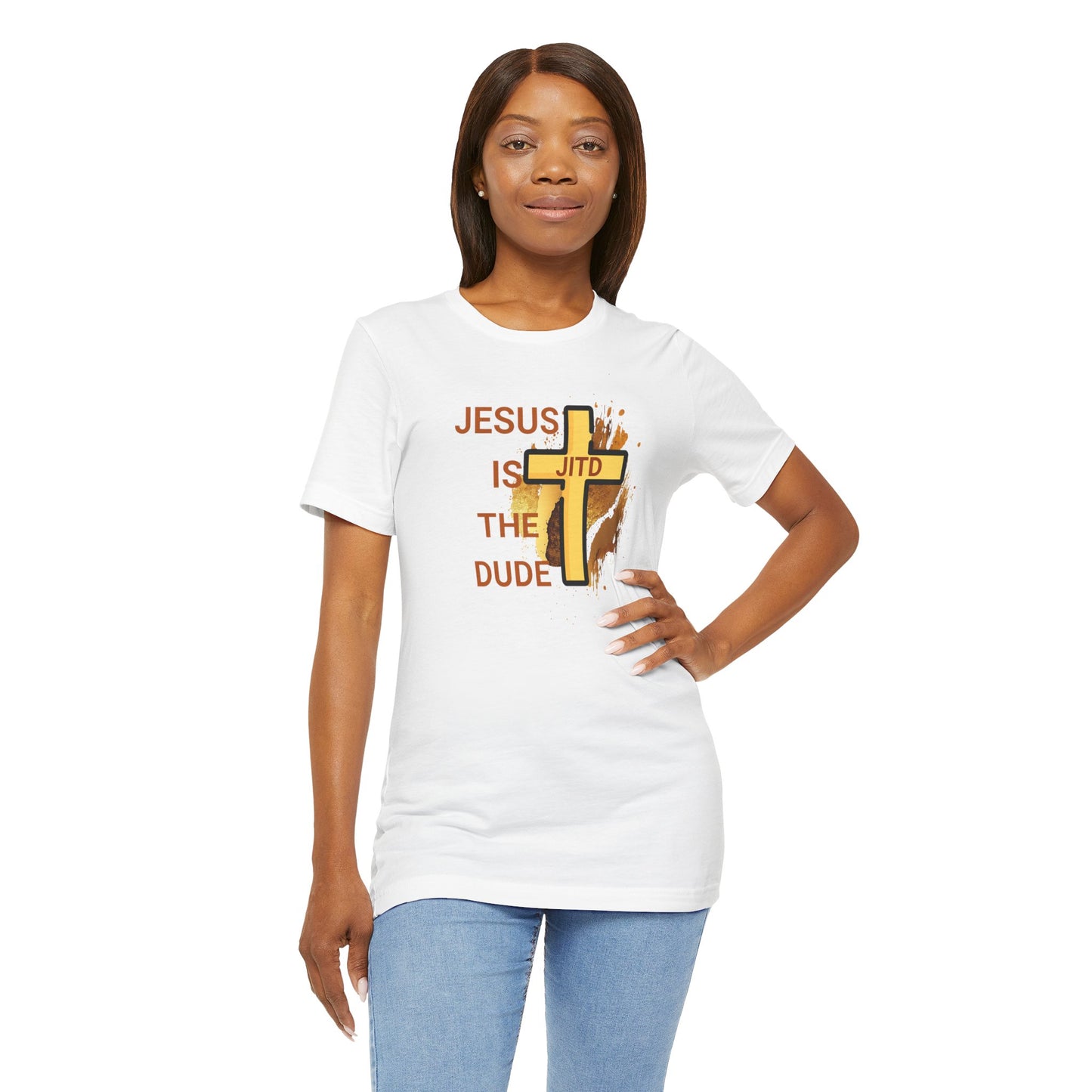 JITD WOODEN CROSS TEE