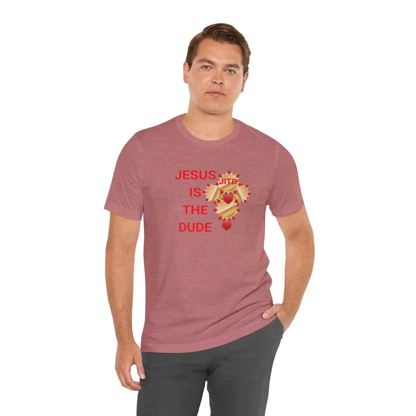 JITD RIBBON CROSS TEE
