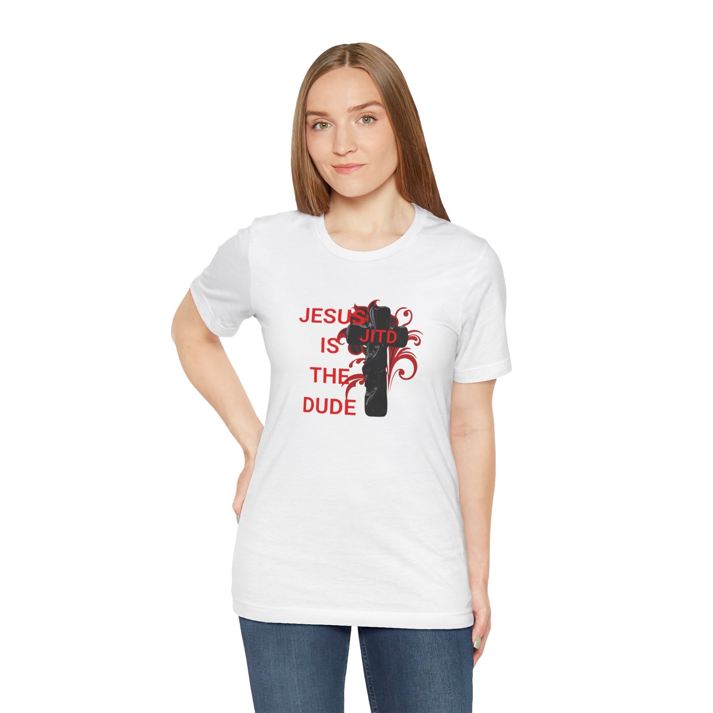 JITD BLACK CROSS TEE