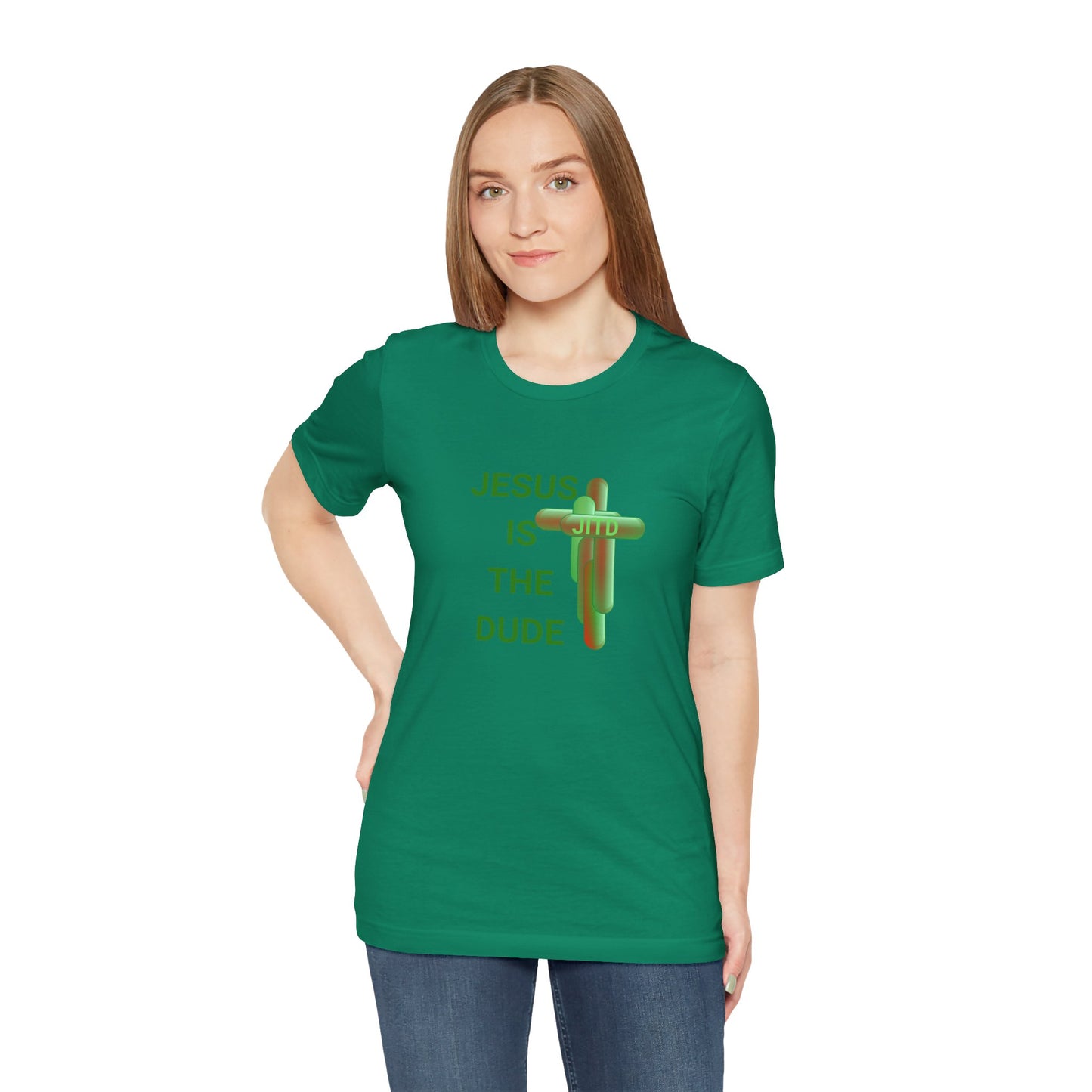 JITD GREEN PILL CROSS TEE