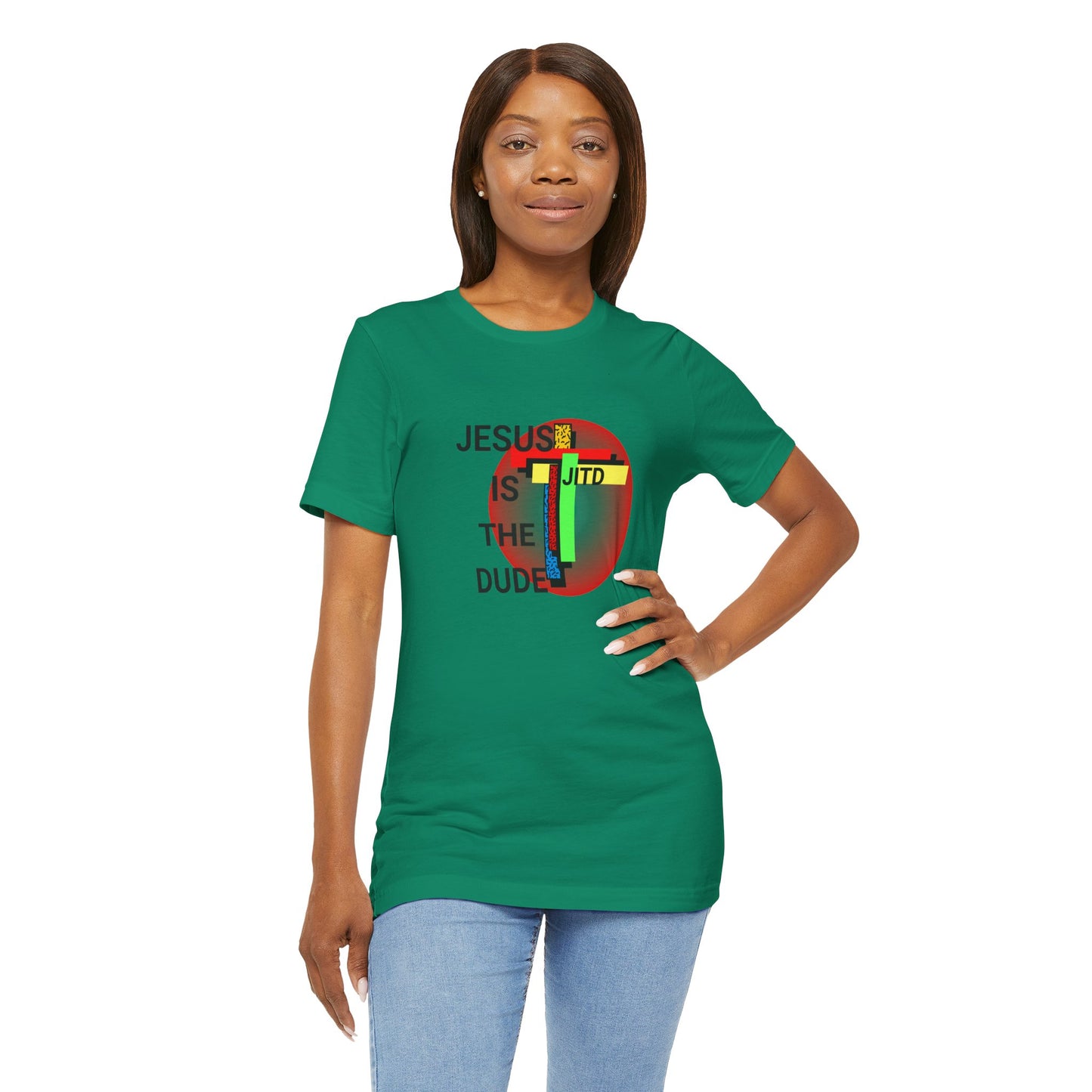 JITD RED GLOW CROSS TEE