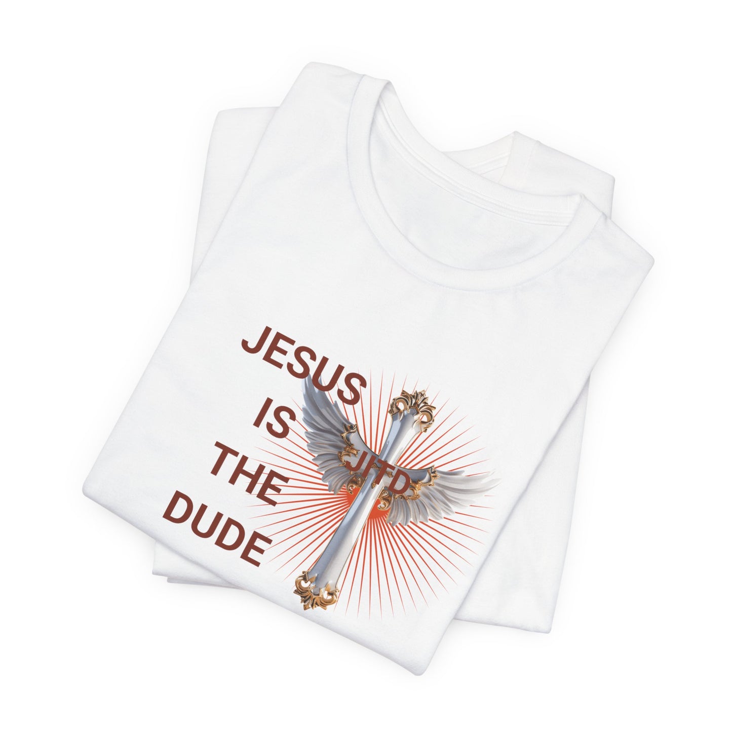 JITD WHITE WINGS CROSS TEE