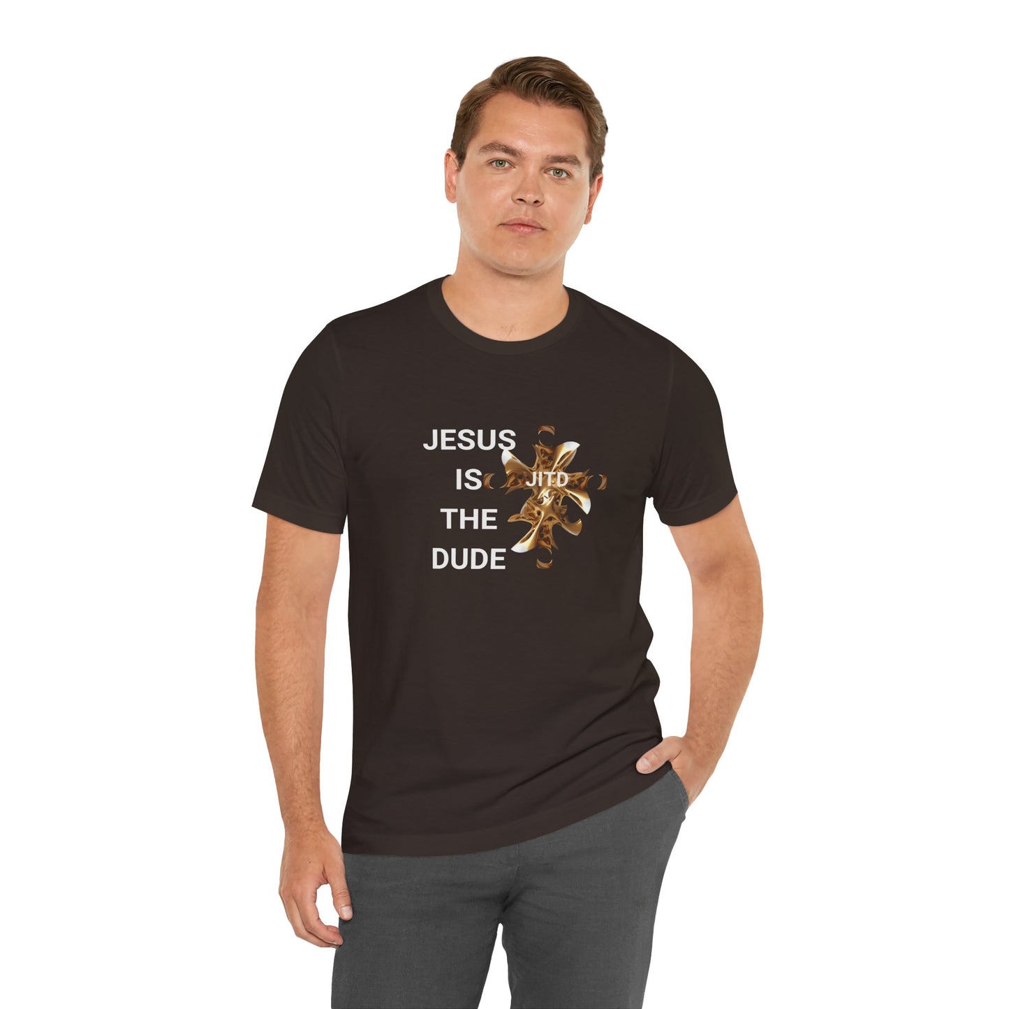 JITD CHOCOLATE CROSS TEE