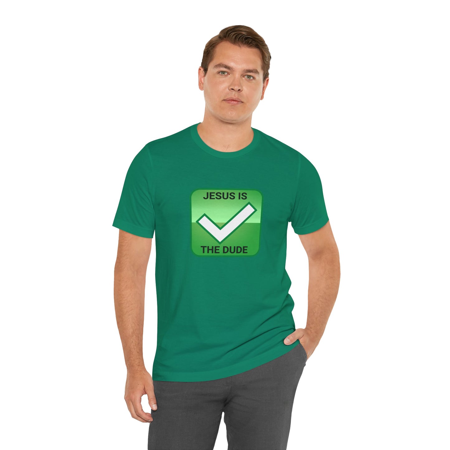 JESUS IS THE DUDE "CHECK" TEE