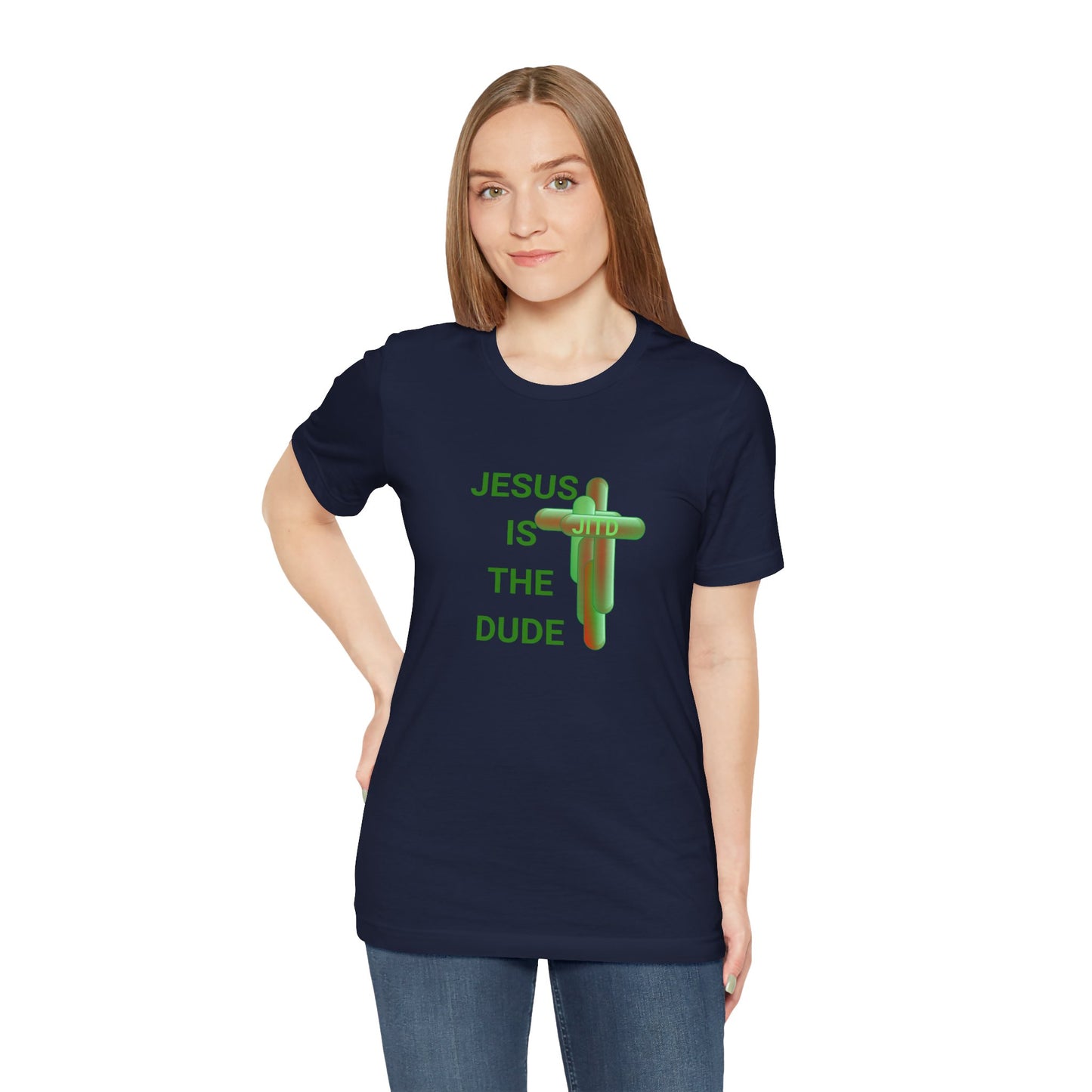 JITD GREEN PILL CROSS TEE