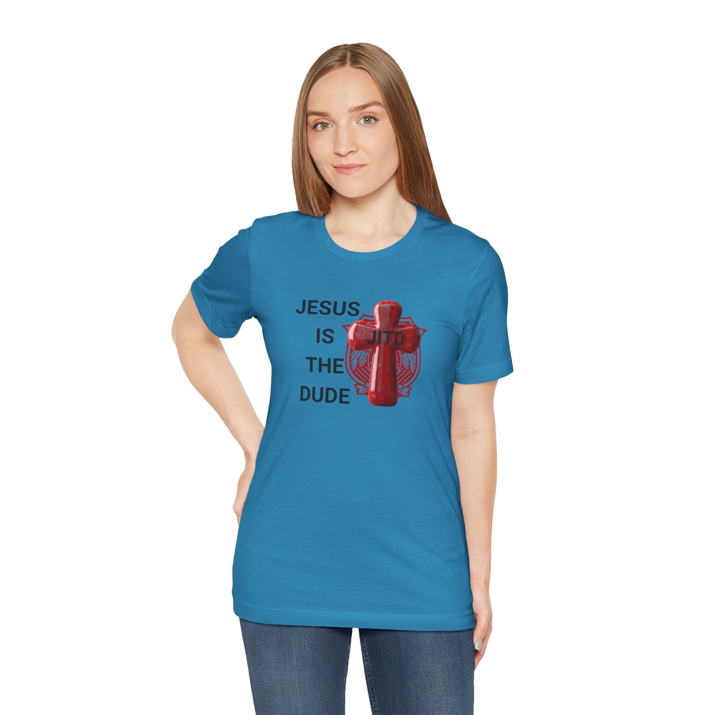JITD RED SHIELD CROSS TEE