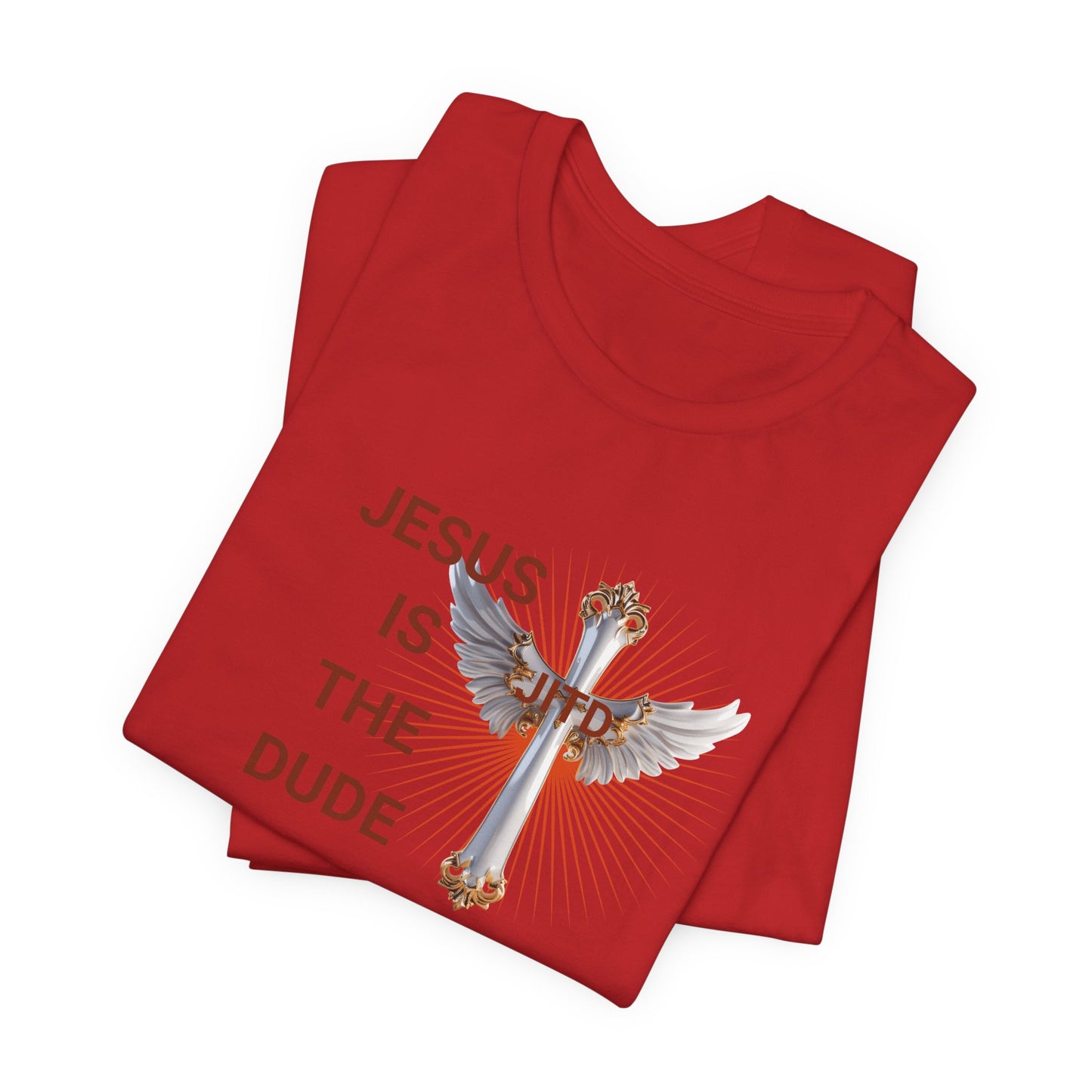 JITD WHITE WINGS CROSS TEE