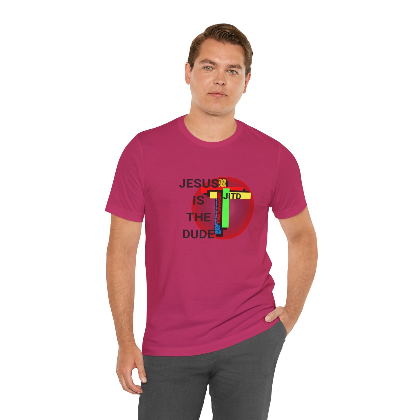 JITD RED GLOW CROSS TEE