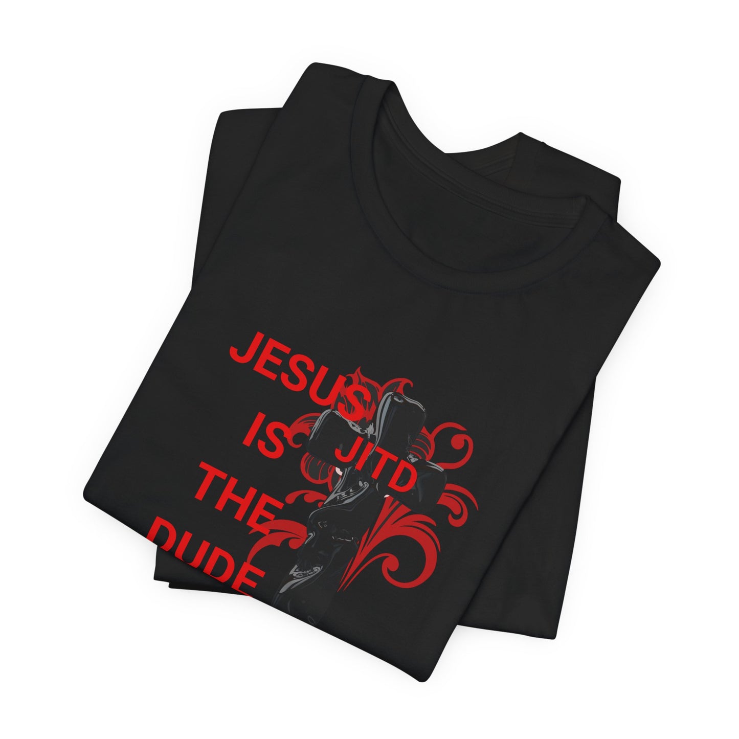 JITD BLACK CROSS TEE