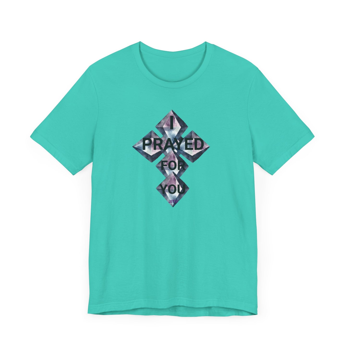 JITD "I PRAYED" DIAMOND CROSS TEE