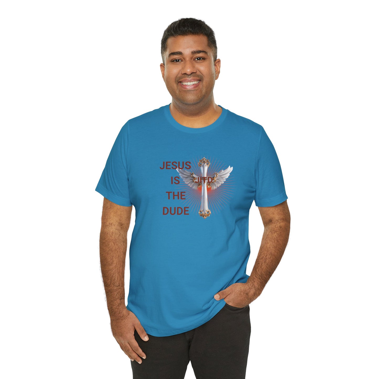 JITD WHITE WINGS CROSS TEE