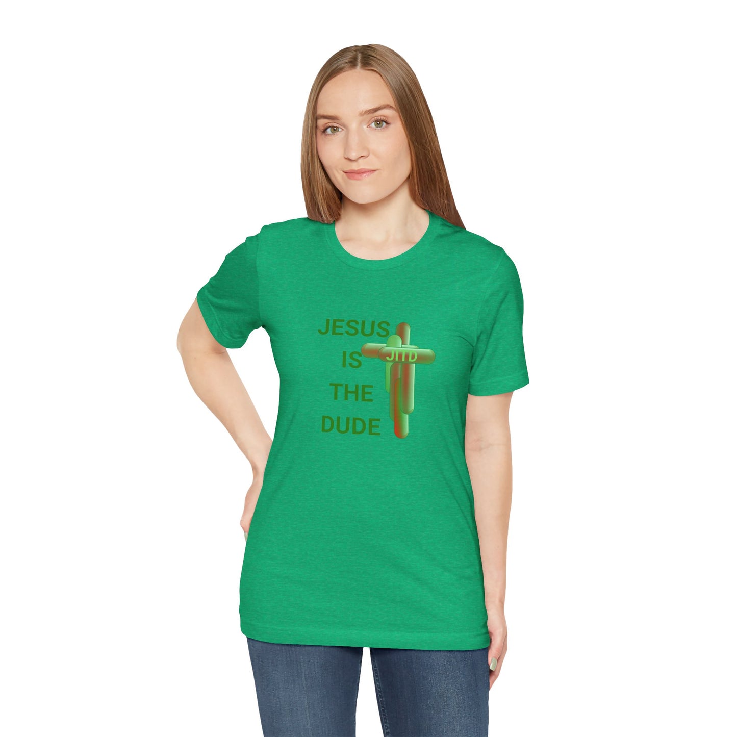 JITD GREEN PILL CROSS TEE
