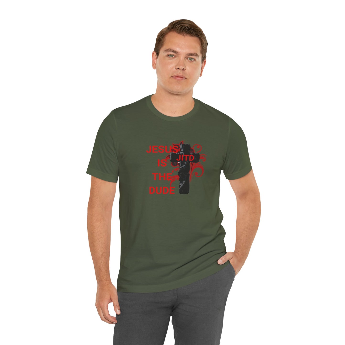 JITD BLACK CROSS TEE