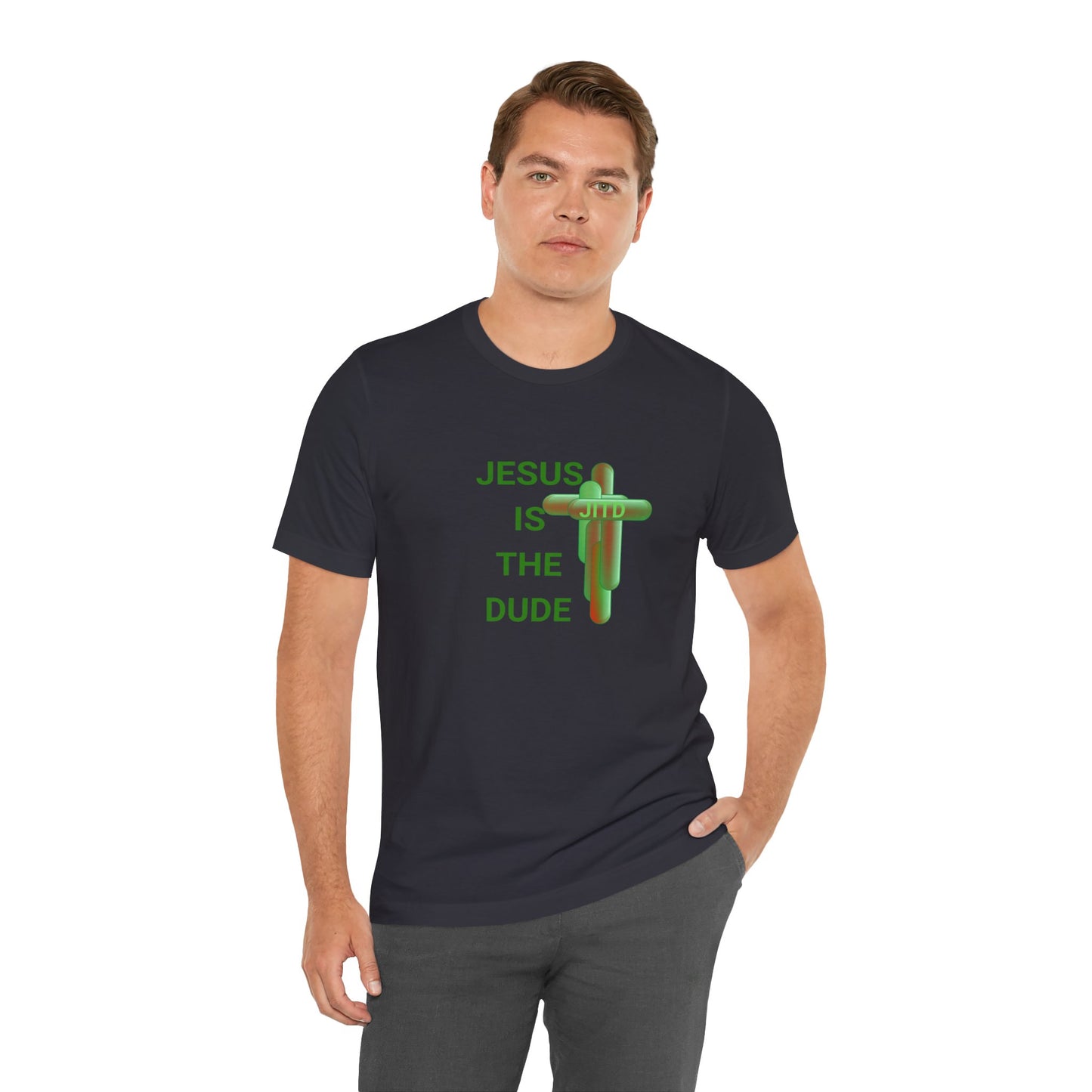 JITD GREEN PILL CROSS TEE