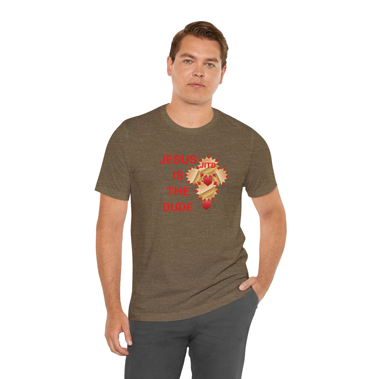 JITD RIBBON CROSS TEE