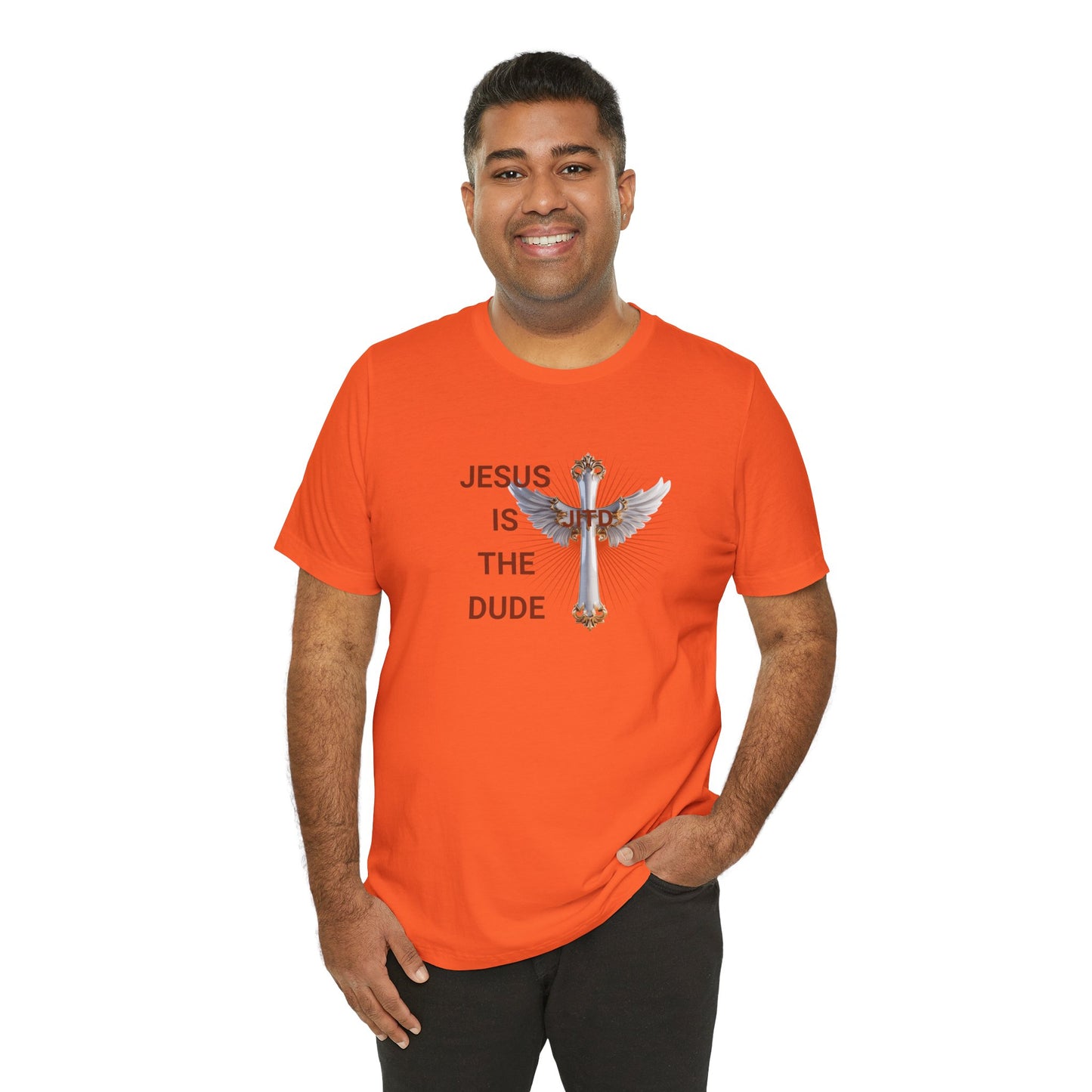 JITD WHITE WINGS CROSS TEE