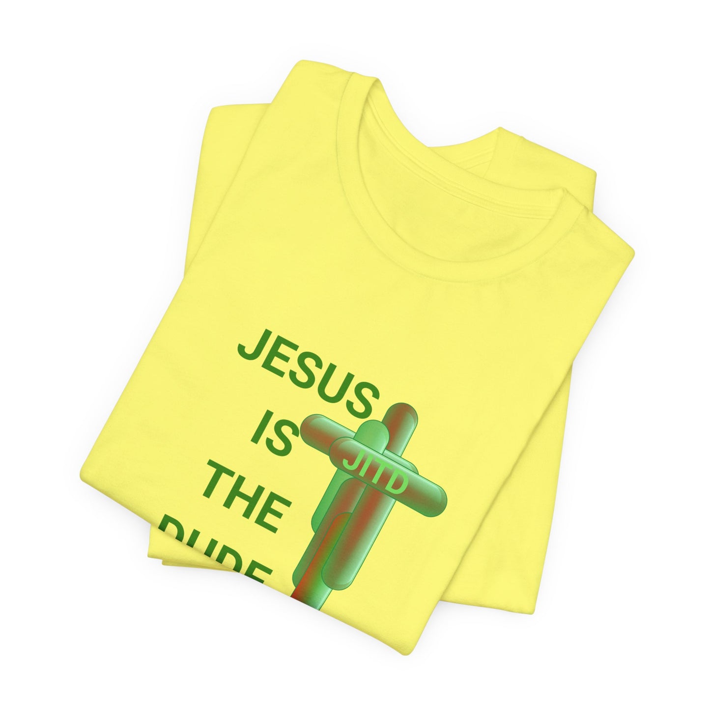 JITD GREEN PILL CROSS TEE