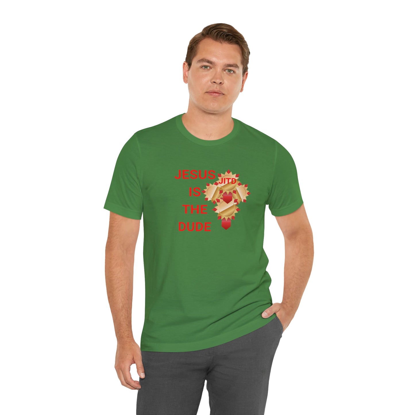 JITD RIBBON CROSS TEE