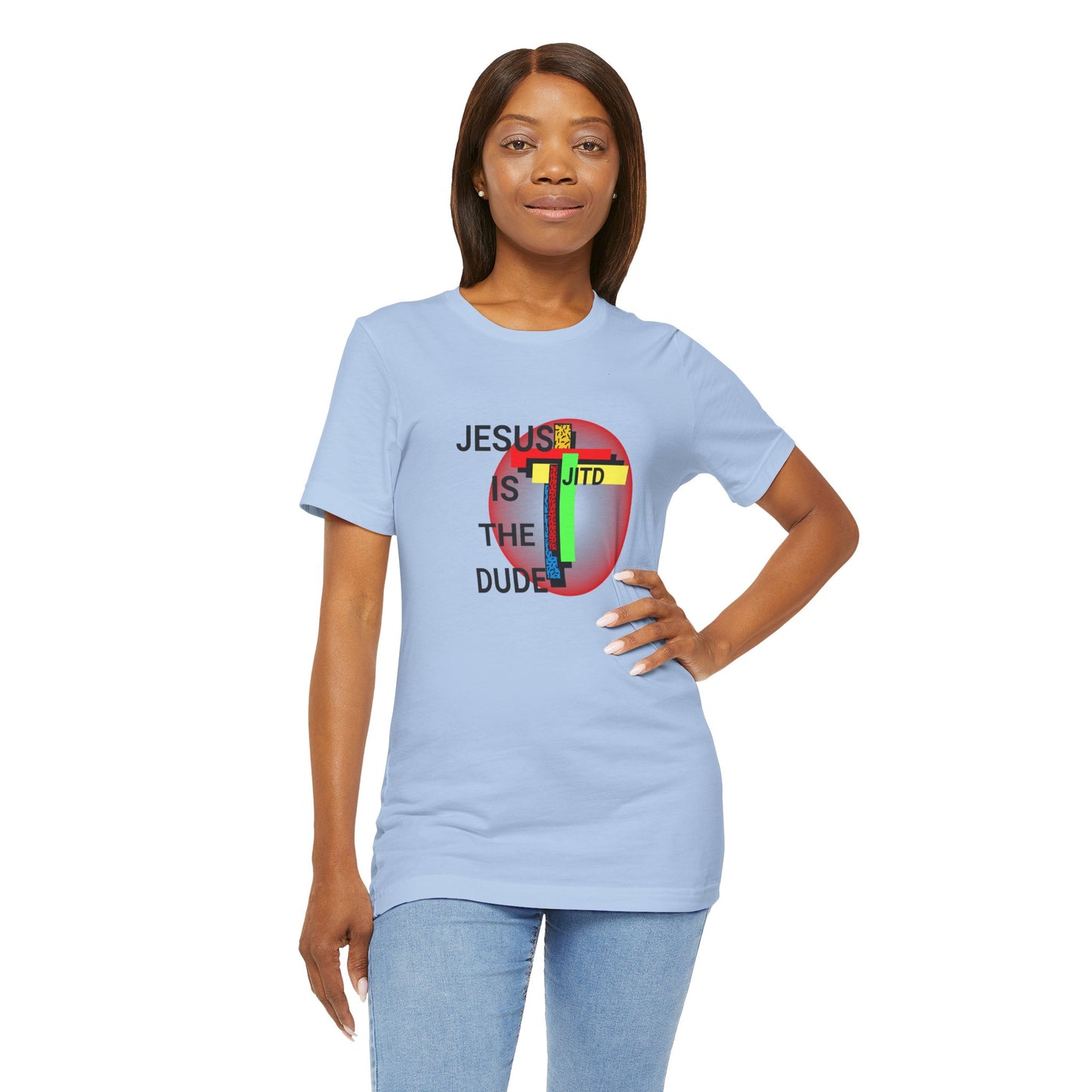 JITD RED GLOW CROSS TEE