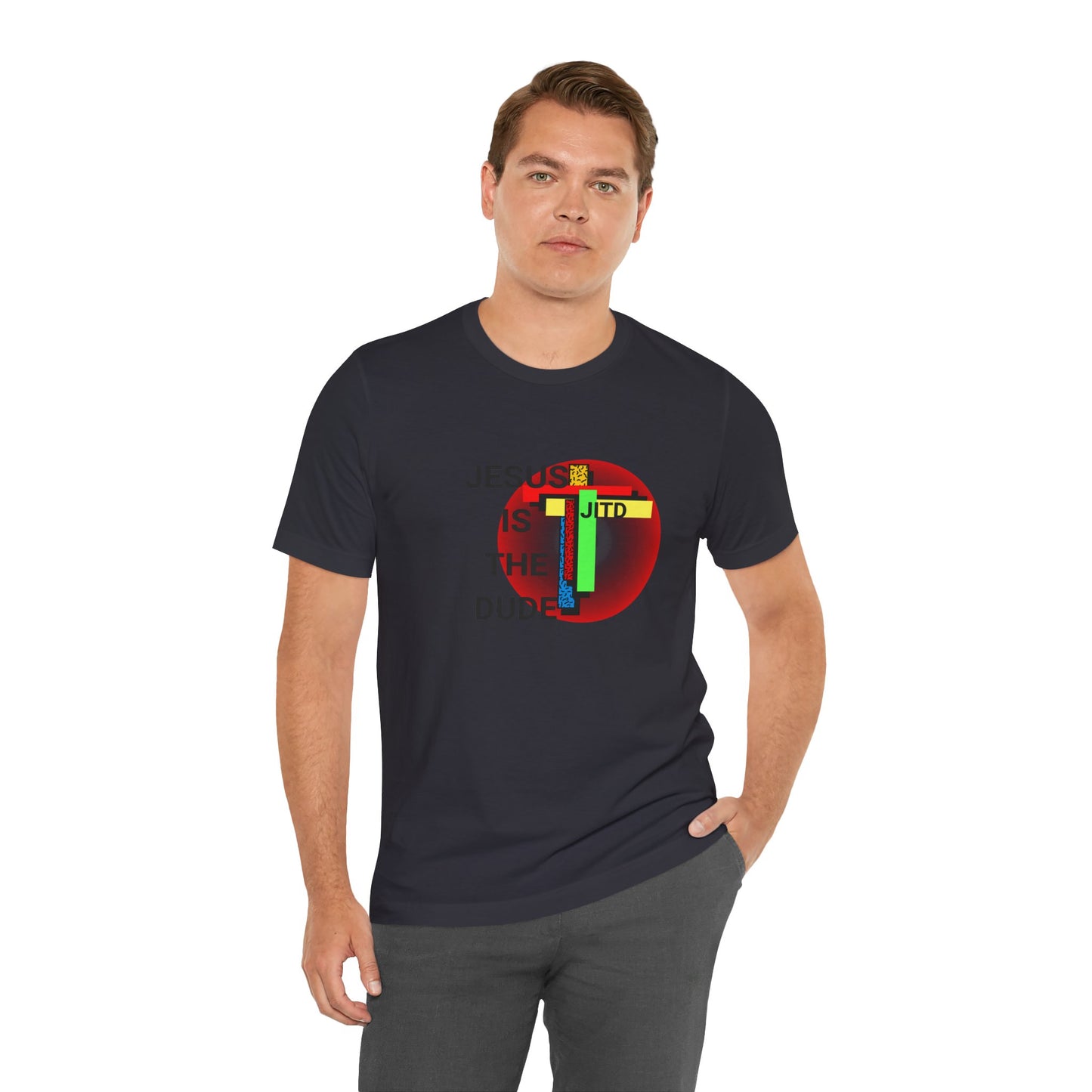 JITD RED GLOW CROSS TEE