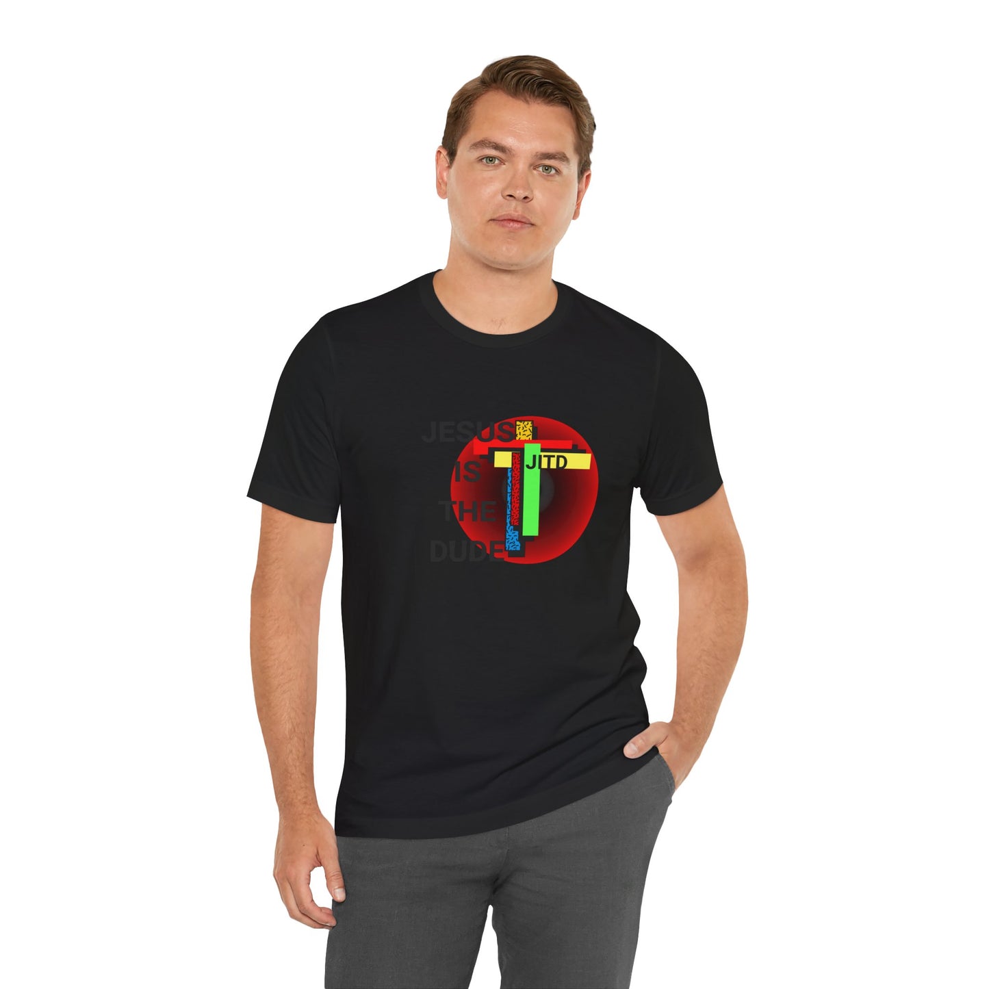 JITD RED GLOW CROSS TEE