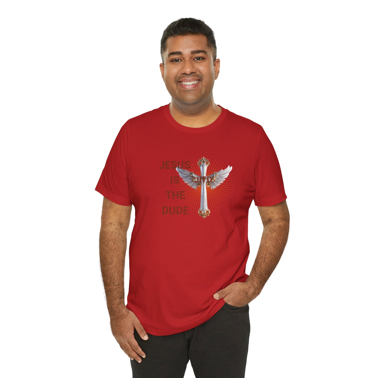 JITD WHITE WINGS CROSS TEE