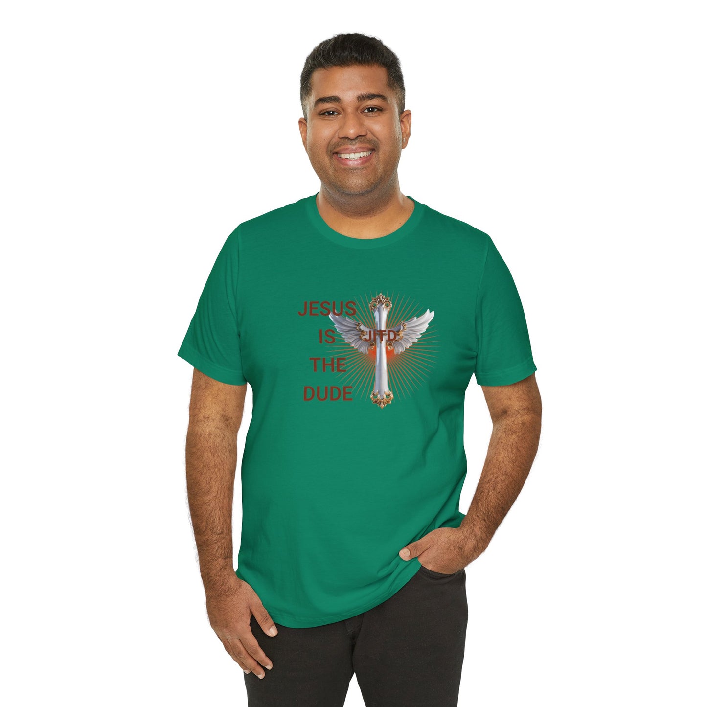 JITD WHITE WINGS CROSS TEE