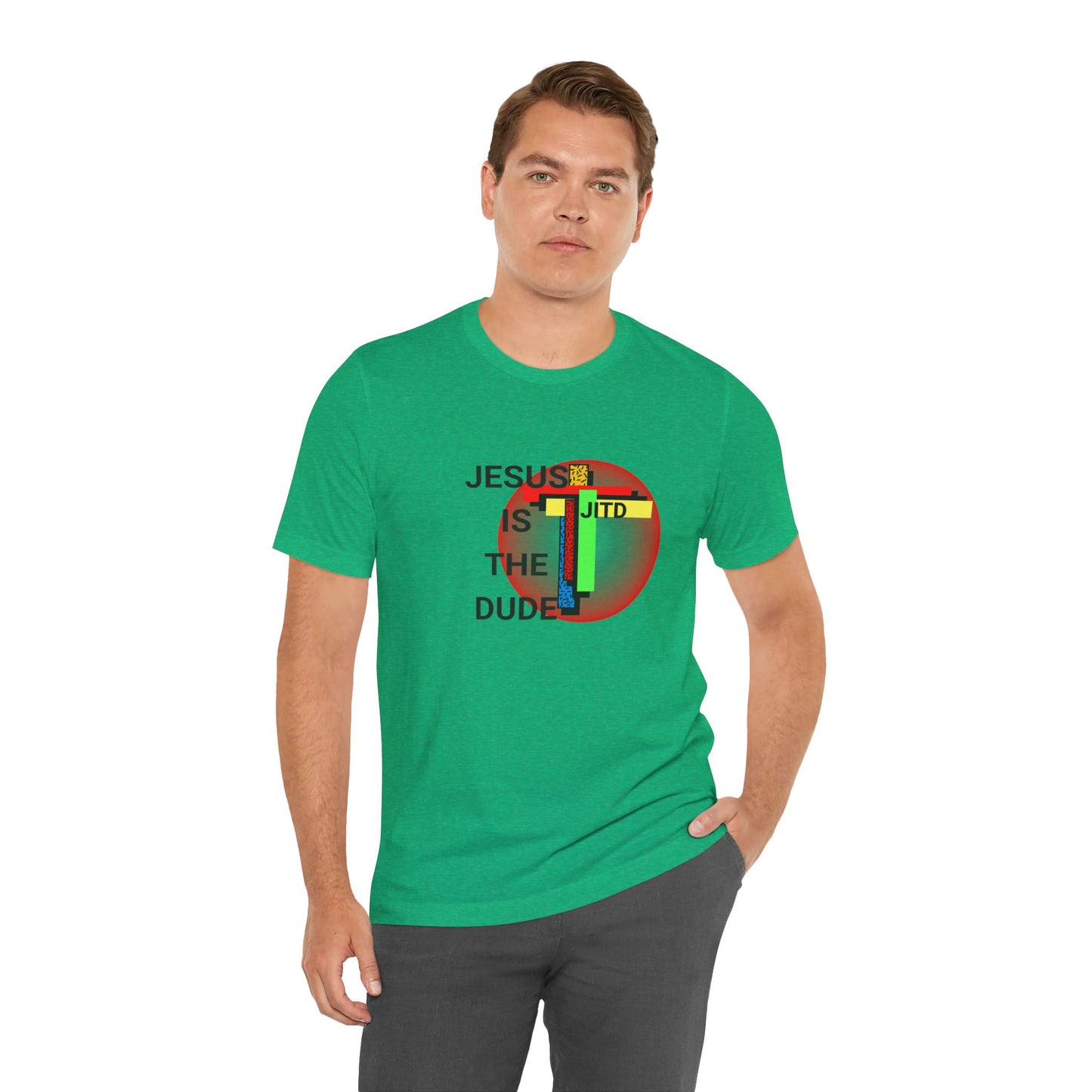 JITD RED GLOW CROSS TEE
