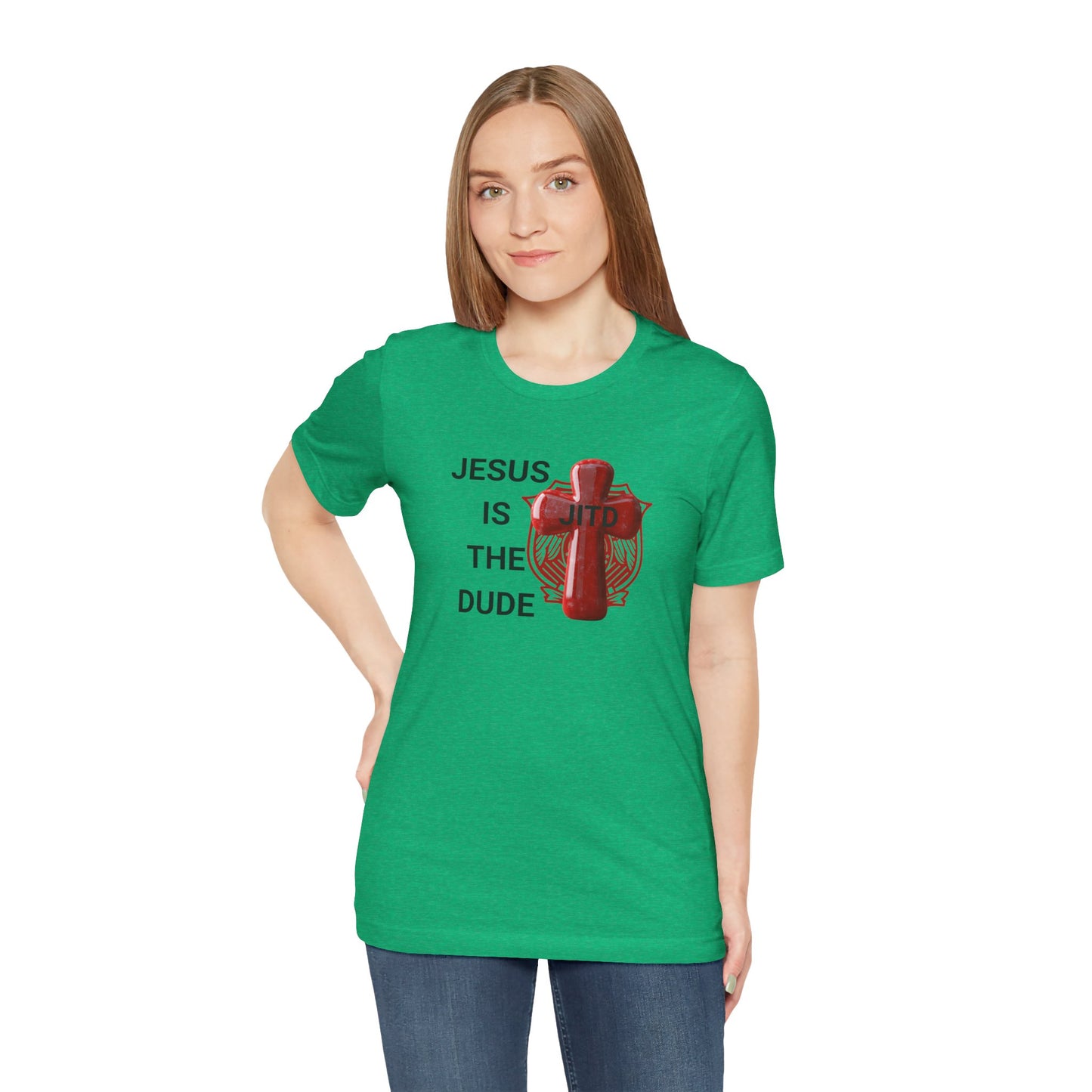 JITD RED SHIELD CROSS TEE