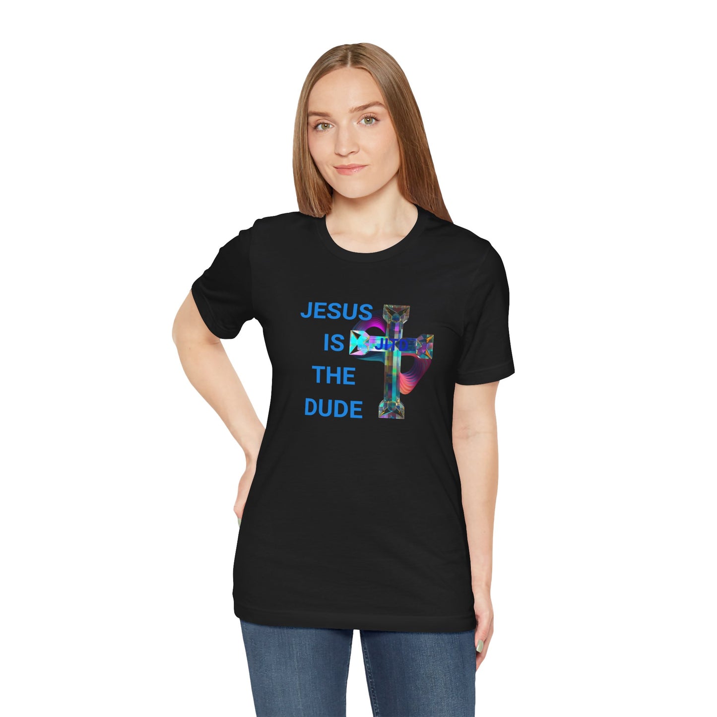 JITD CRYSTAL CROSS TEE