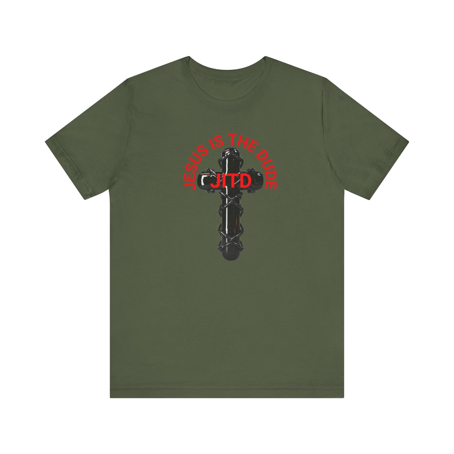 JITD BLACK CROSS TEE