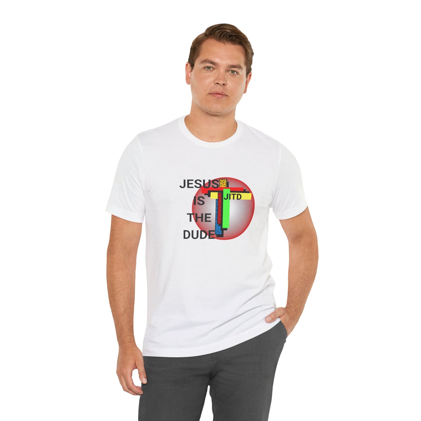 JITD RED GLOW CROSS TEE