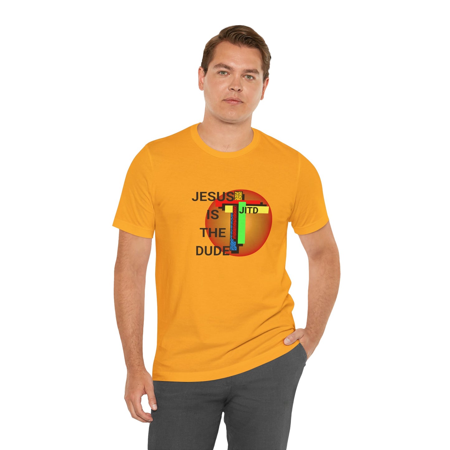 JITD RED GLOW CROSS TEE