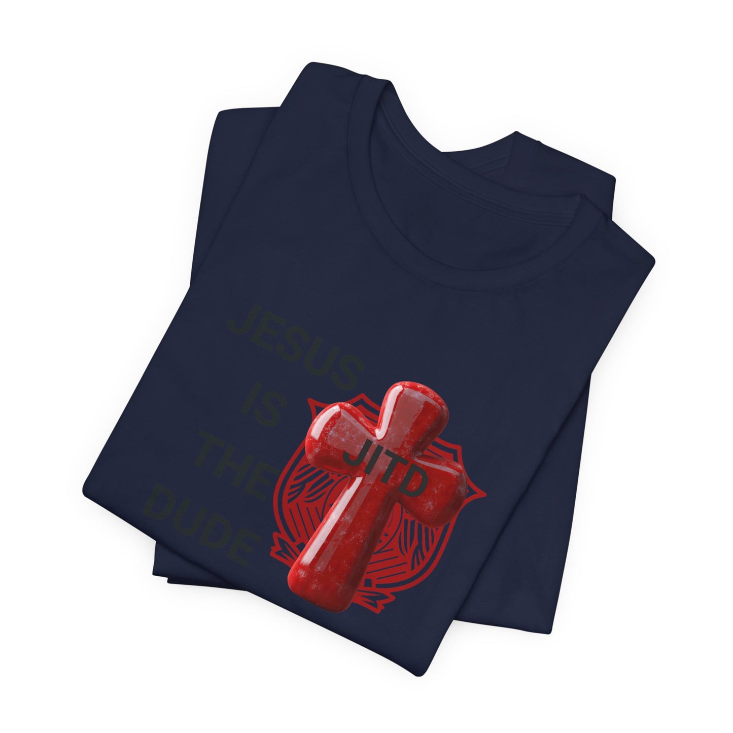 JITD RED SHIELD CROSS TEE