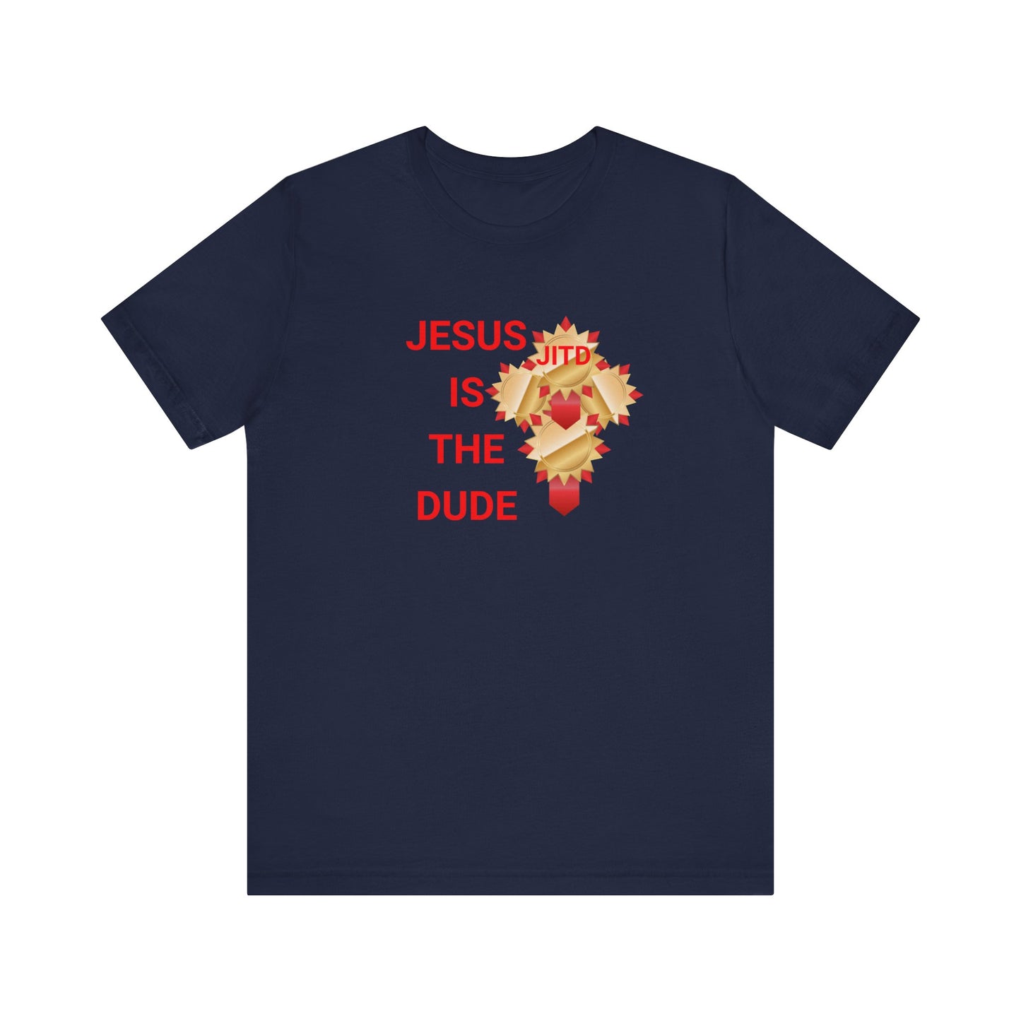 JITD RIBBON CROSS TEE
