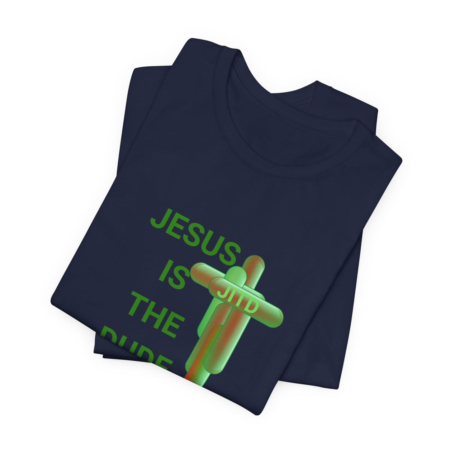 JITD GREEN PILL CROSS TEE