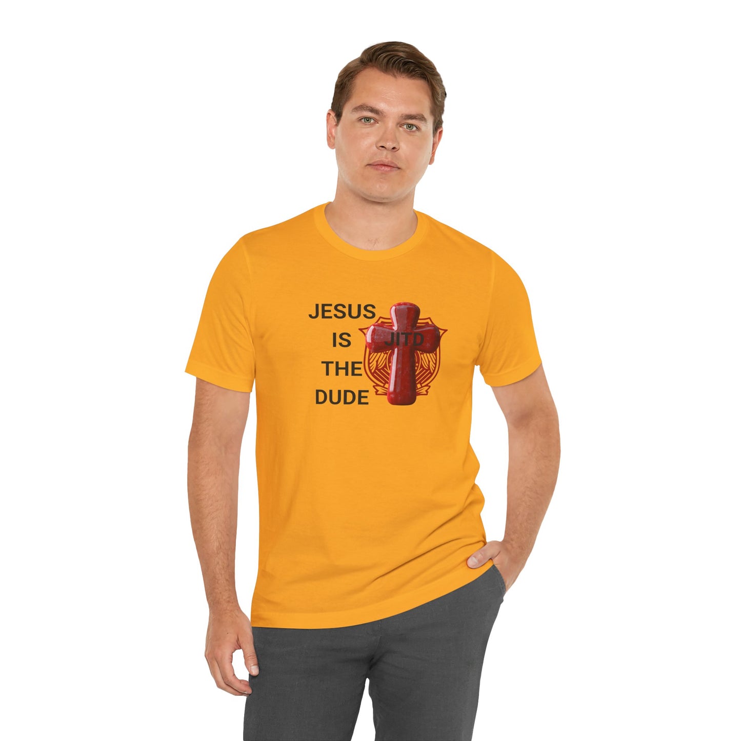 JITD RED SHIELD CROSS TEE