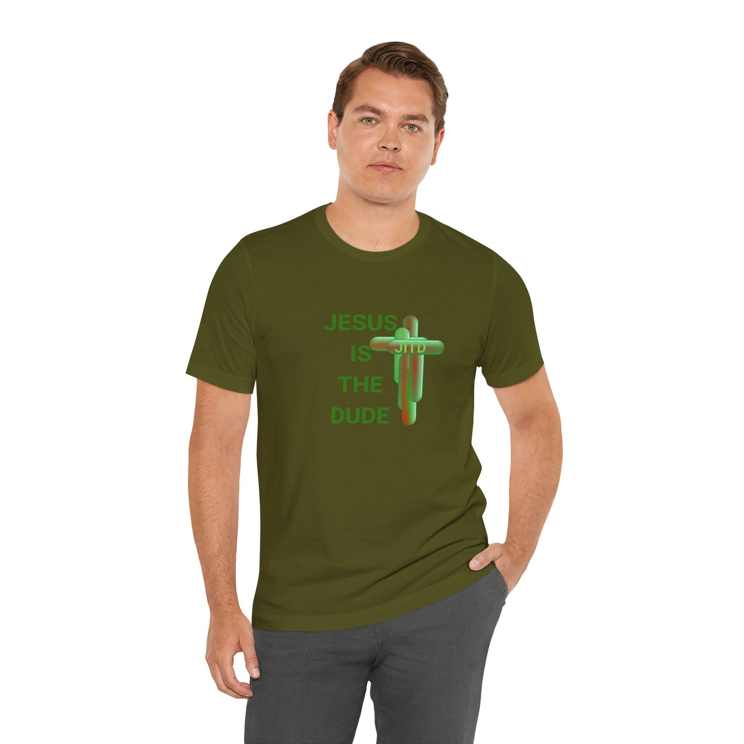 JITD GREEN PILL CROSS TEE
