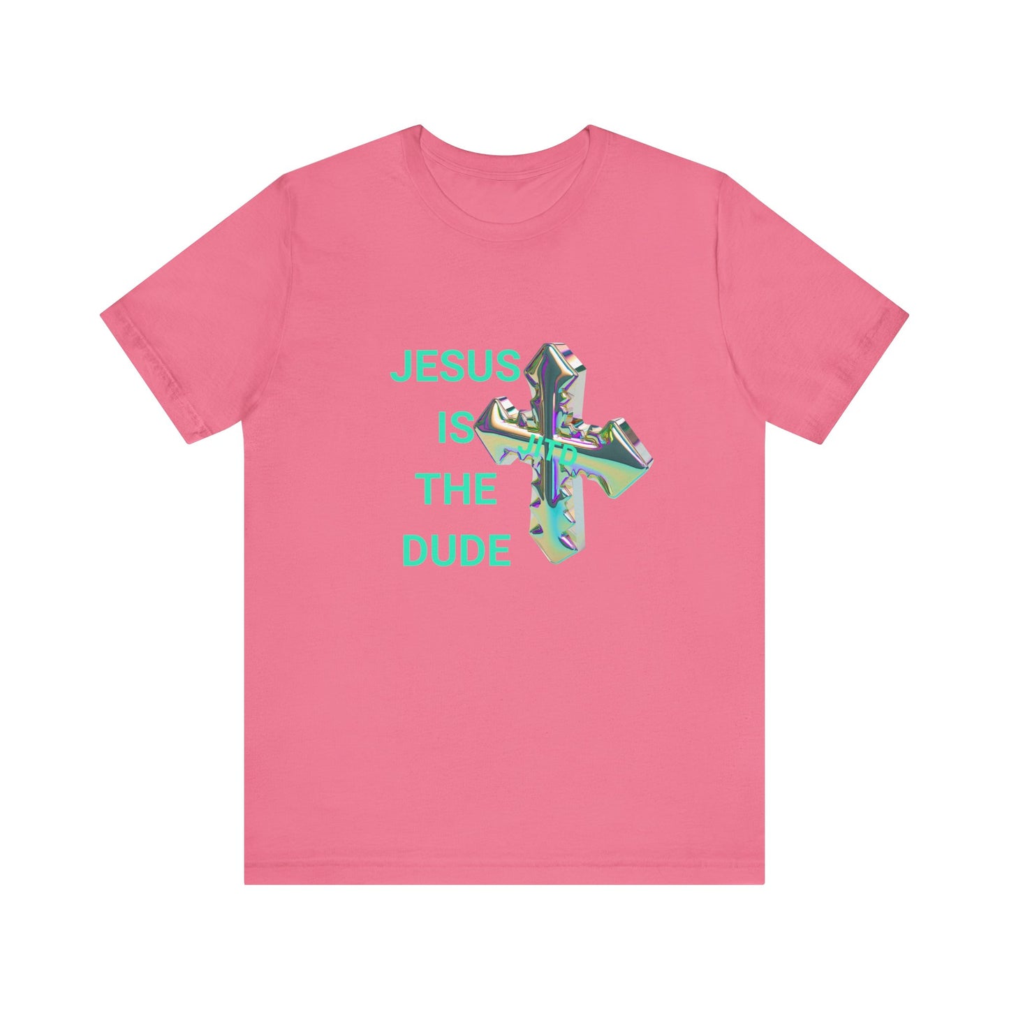 JITD IRIDESCENT CROSS TEE